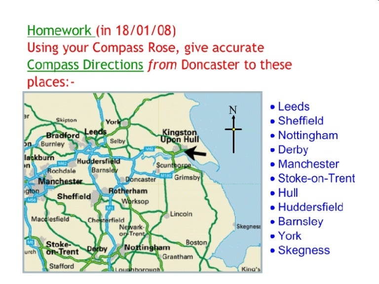 Northern England Map