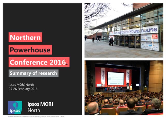Northern Powerhouse Conference 2016...