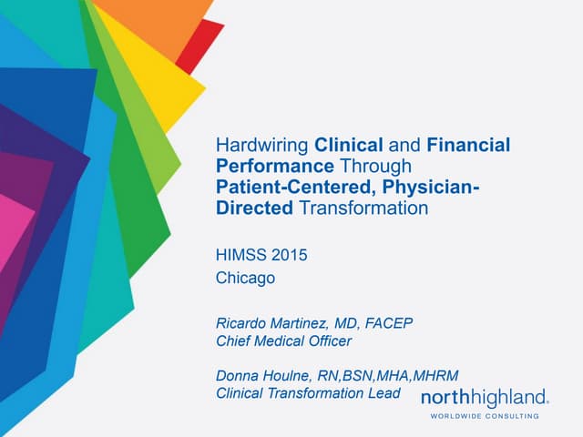 North highland himss_hardwiringclin...