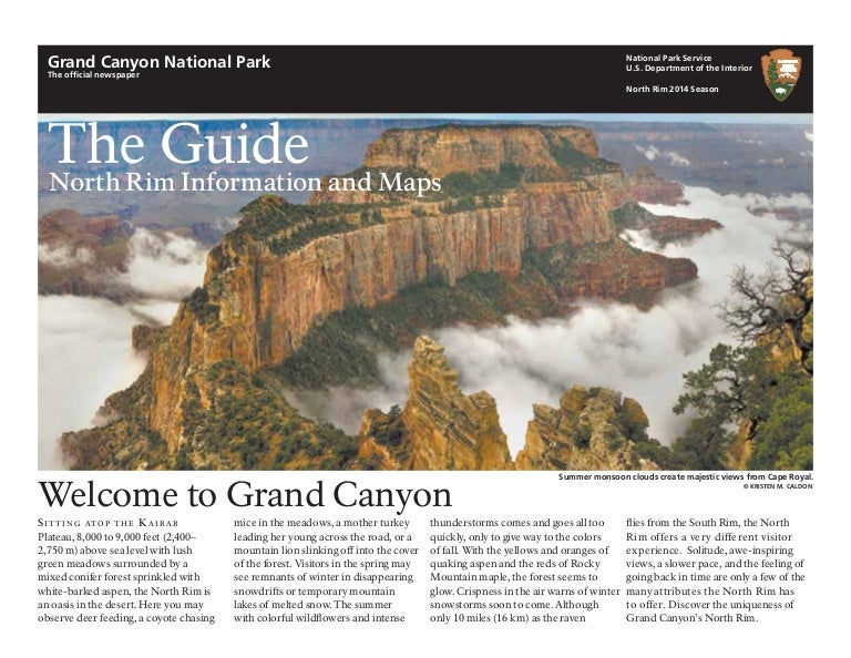 NostalgicOutdoors™ Grand Canyon National Park North Rim Guide & Maps