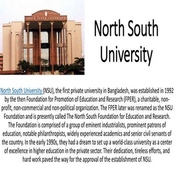 North South University | PPTX
