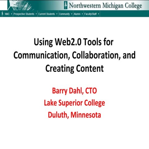 Northwestern Michigan College - Web2.0 Users