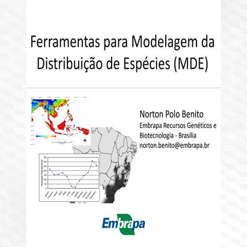 Ferramentas para Modelagem da Distribuição de Espécies (MDE)