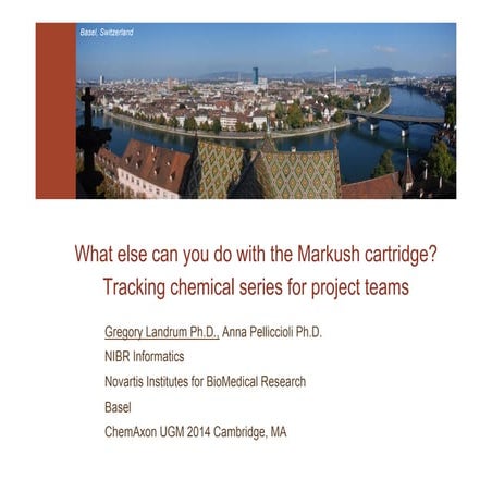 USUGM 2014 -  Gregory Landrum (Novartis): What else can you do with the Marku...