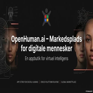 OpenHuman.ai: En markedsplassplattform for neste generasjon virtuelle ...