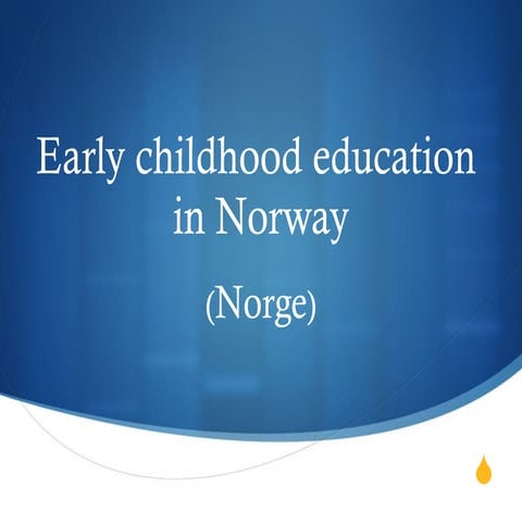 Early childhood education in Norway