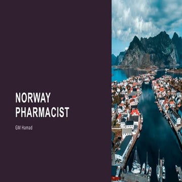 NORWAY Pharmacist
