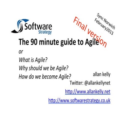Agile in 90minutes