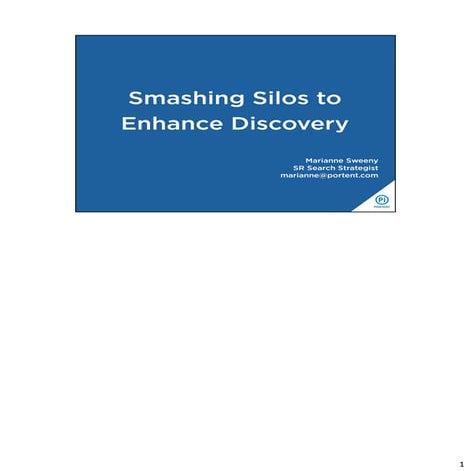 Smashing SIlos: UX is the New SEO