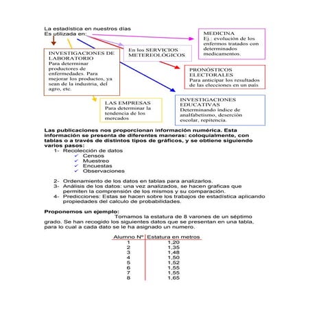 Nos informmos un poco mas sobre estadística