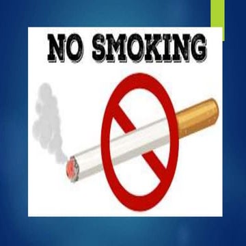 No smoking