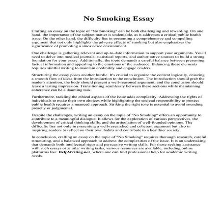 No Smoking Essay.pdf