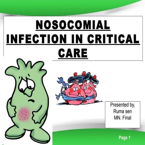 Nosocomial infection in icu