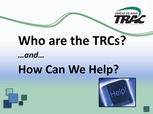 NOSORH - TRC Overview - GPTRAC Presentation