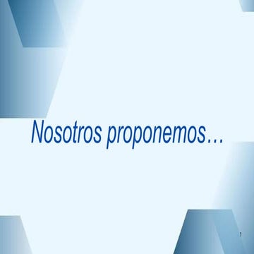 Proyecto Nosotros Proponemos. "Ciudad Sostenible" . Colegio Sto. Tomás de Villanueva                                      