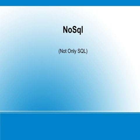 NoSQL (par HEGUY Xabier)