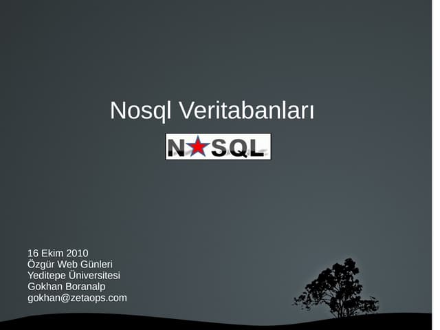 Nosql veritabanlari