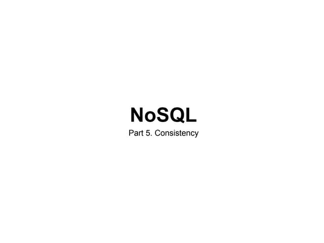 No sql 5장   일관성
