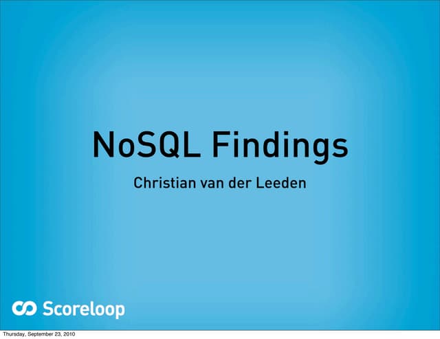No sql findings
