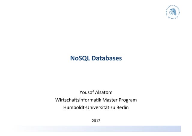 NoSQL