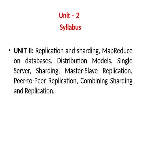 NoSQL Databases for Engineering students Unit 2 .pptx