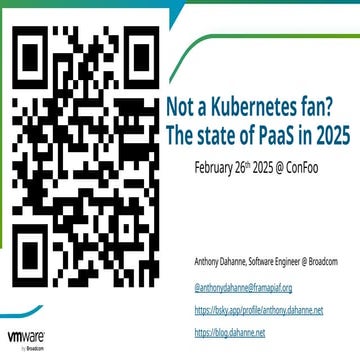 Not a Kubernetes fan? The state of PaaS in 2025 | PPT