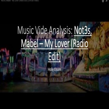 Not3s, mabel   my lover (radio edit) analysis