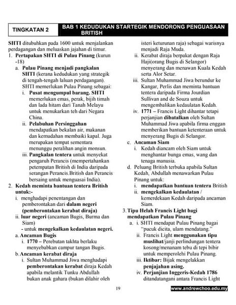 Sejarah Tingkatan 2