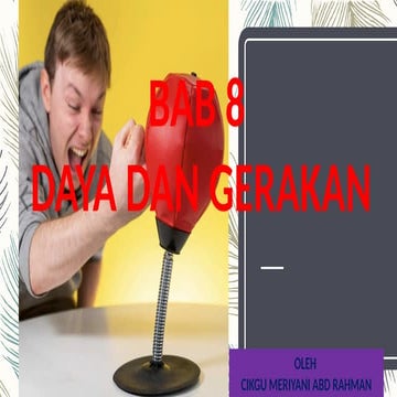 NOTA BAB 8 DAYA.pptx Daya yang berlaku apabila objek bersentuhan ...