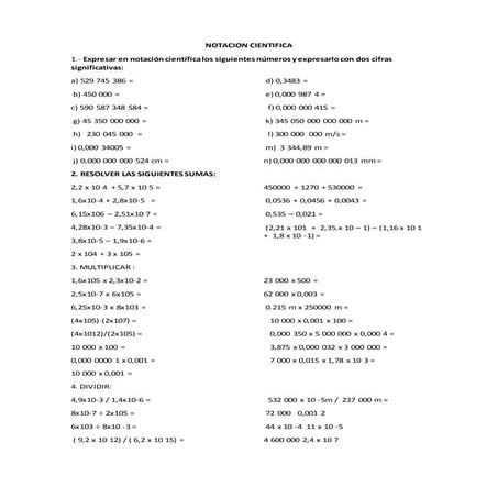 Notacion cientifica