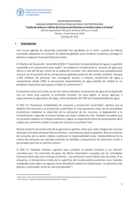 Nota conceptual seminario regional sobre políticas públicas con el sector privado