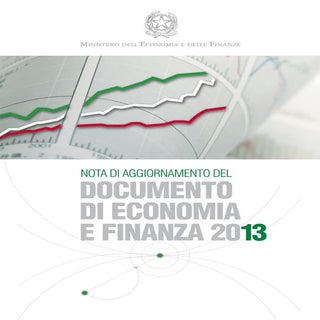 La nota di aggiornamento del DEF 20...