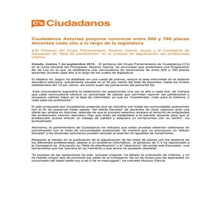 Nota educación 1 septiembre