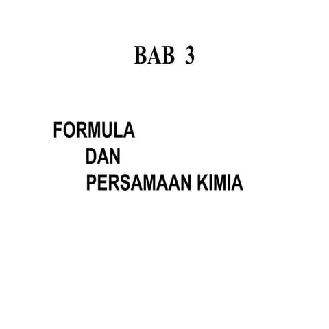 Nota formula dan persamaan kimia