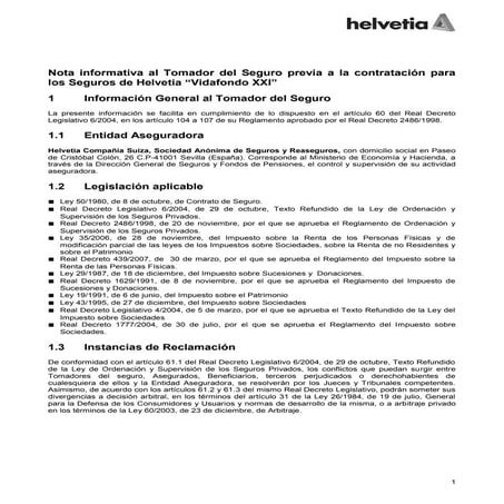 Nota informativa aptdo. 3 vidafondo xxi