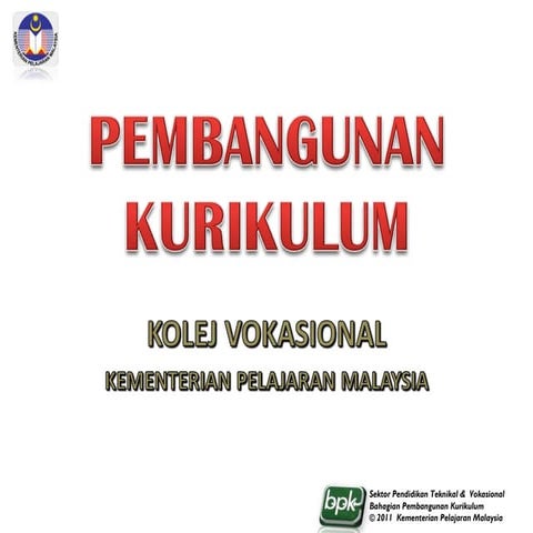 Penerangan Kolej Vokasional 2011