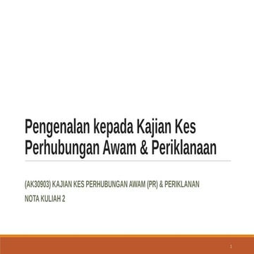 Nota 2 Kajian Kes Ppt