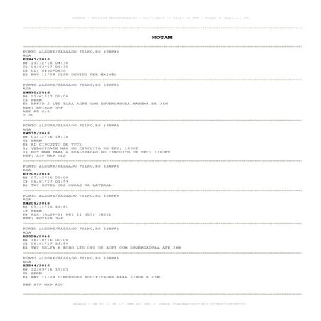 Notam 01-01-17 | PDF