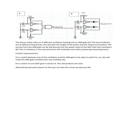 NOT and AND noise maker