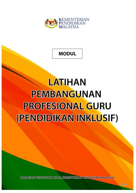 NOTA PENDIDIKAN INKLUSIF