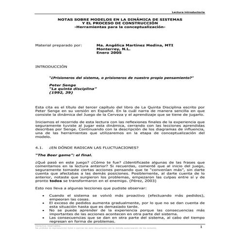 KTN04-MODELOS EN LA DINÁMICA DE SISTEMAS Y EL PROCESO DE CONSTRUCCIÓN