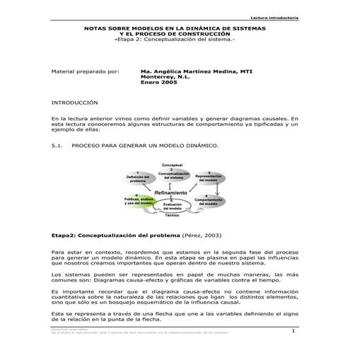 KTN05-MODELOS EN LA DINÁMICA DE SISTEMAS Y EL PROCESO DE CONSTRUCCIÓN