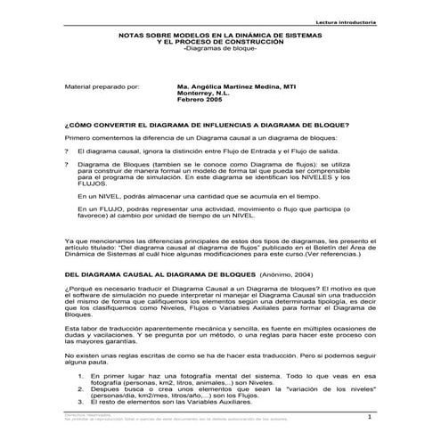 KTN06-MODELOS EN LA DINÁMICA DE SISTEMAS Y EL PROCESO DE CONSTRUCCIÓN