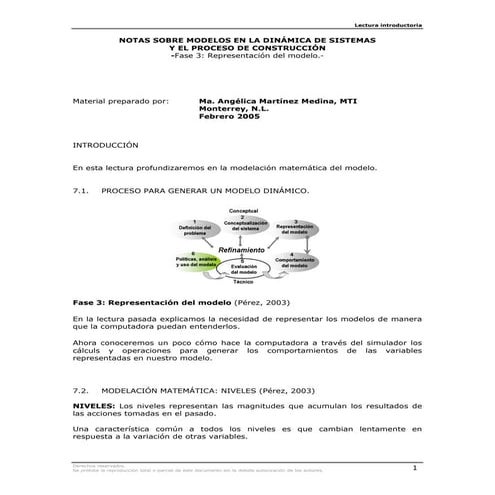 KTN07-MODELOS EN LA DINÁMICA DE SISTEMAS Y EL PROCESO DE CONSTRUCCIÓN