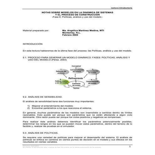 KTN09-MODELOS EN LA DINÁMICA DE SISTEMAS Y EL PROCESO DE CONSTRUCCIÓN