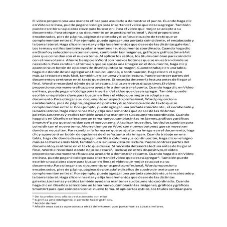 Notas al final y al pie