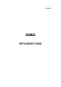 Surat Tangguh Tugas- Pertukaran