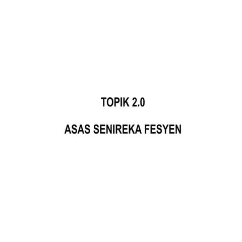 NOTA RBT SEKOLAH MENENGEAH TINGKATAN 1 REKA BENTUK FESYEN | PPTX