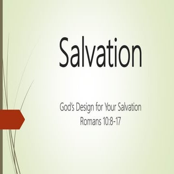 Not ashamed of the gospel lesson 13