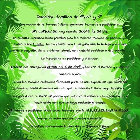 Notas semana cultural padres